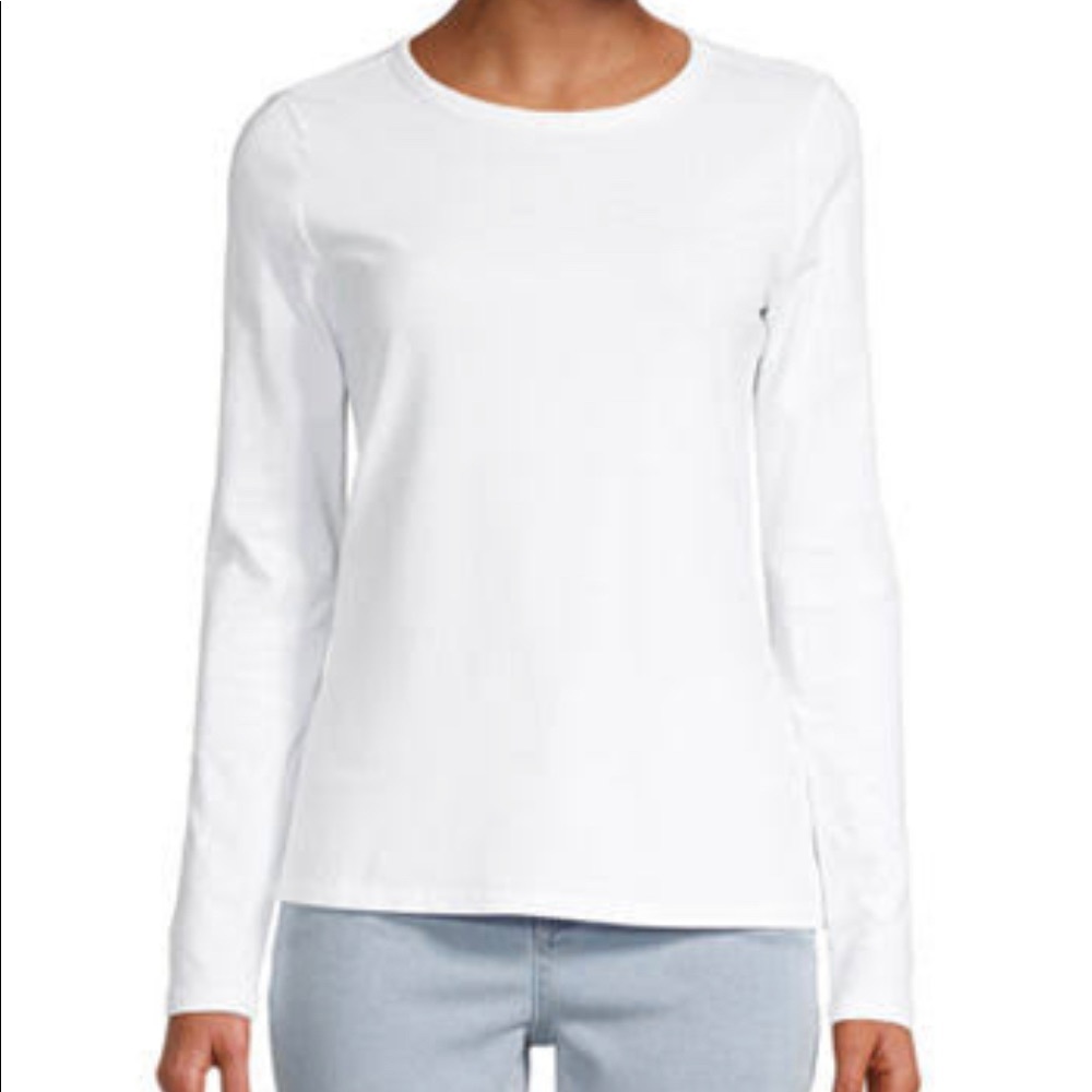 COS White Long Sleeve Blouse Size XS